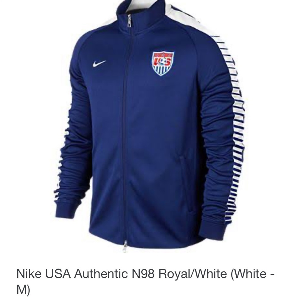 NIKE USA AUTHENTIC  N98 ROYAL/WHITE